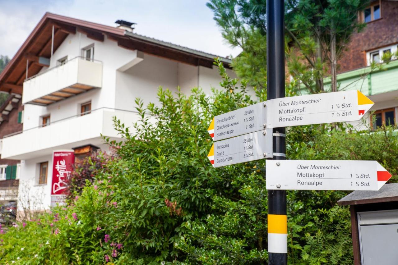 Hotel Garni Brigitte Bürserberg Kültér fotó