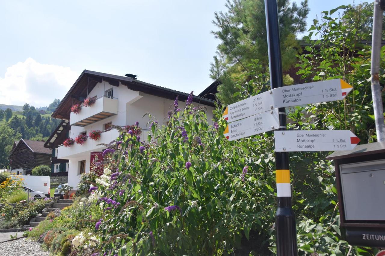 Hotel Garni Brigitte Bürserberg Kültér fotó
